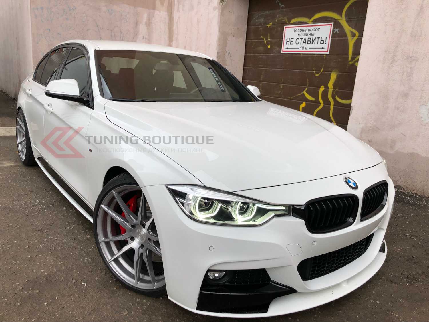 BMW 3 Series на 20" дисках Rohana RFX2 Brushed Titanium фото 3